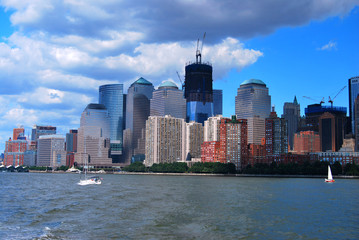 Fototapeta na wymiar World Trade Center w Nowym Jorku USA