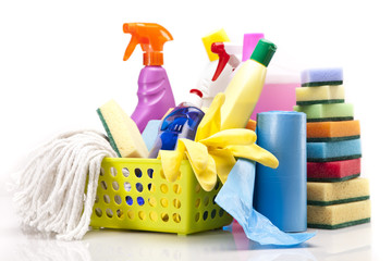 Cleaning items set