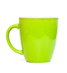 empty green cup