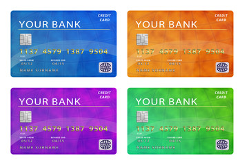 Collection of credit cards