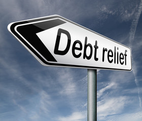 Obraz premium debt relief