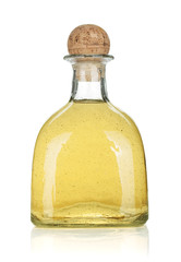 Bottle of gold tequila