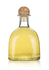Poster Bottle of gold tequila © karandaev