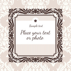 abstract vintage frame