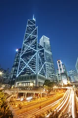 Fototapeten Skyscrapers in Hong Kong © fazon