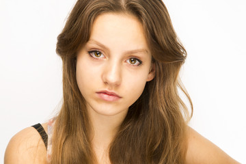 Naklejka premium Beautiful teenage girl