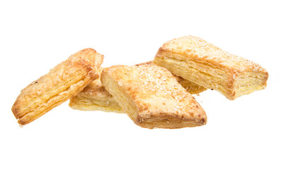 sweet cookies isolated on a white background