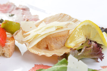 italienisch Essen - Muscheln - Antipasti