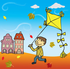 Boy with the Kite