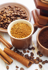 different kind of coffee