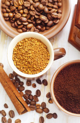different kind of coffee