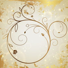 Gold vector background