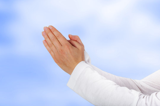 folded hands