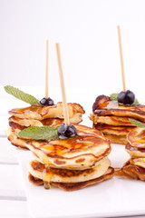 pancakes with blueberry