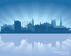 Sheffield, England skyline
