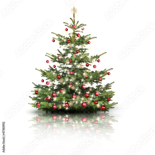 quot weihnachtsbaum mit roten kugeln quot stockfotos und quot weihnachtsbaum mit roten kugeln quot stockfotos und