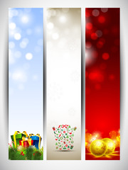 Happy Holidays website banners. EPS 10.