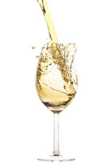 white wine splash