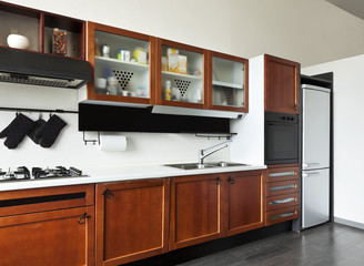 beautiful house, interior, view of the kitchen