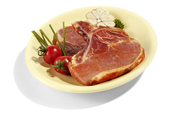 marinated pork chops