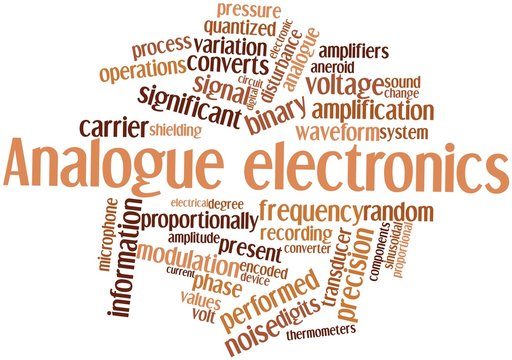 Word cloud for Analogue electronics