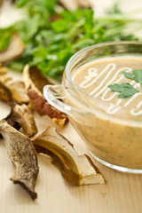 mushroom puree soup
