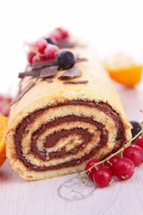 decorated christmas pastry