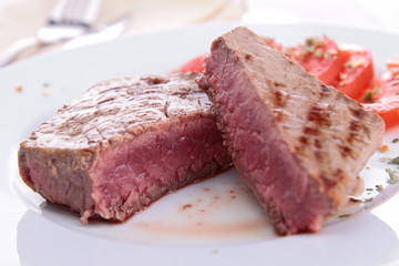 grilled piece of beef