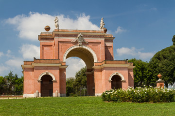 Obraz premium Rome, Italy. Typical architectural details of the old city
