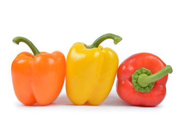 bell pepper on white background