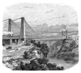 Railway Bridge - Pont - middle 19th century