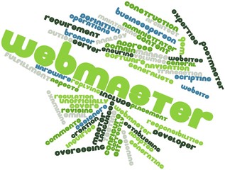 Word cloud for Webmaster