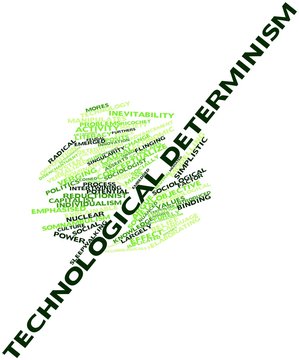 Word cloud for Technological determinism