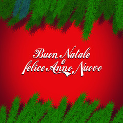 Buon Natale e felice Anno Nuovo