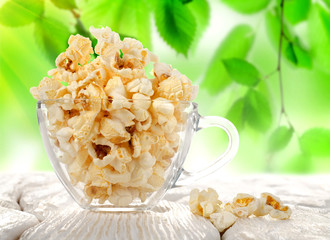 Popcorn in a cup