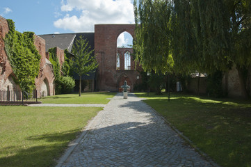 Fototapeta na wymiar Dziurawca Abbey, Stralsund, Meklemburgia-Pomorze Przednie, Niemcy