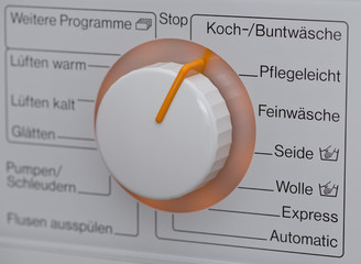 Waschmaschine Detail