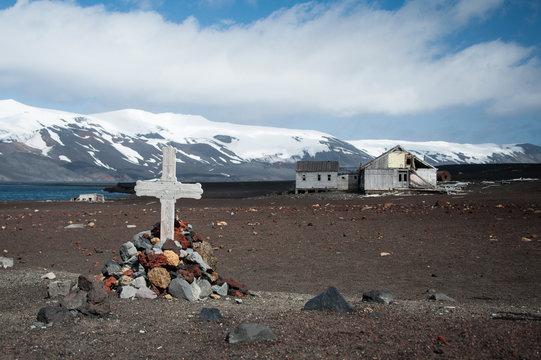 Dramatic landscape in Antarctica