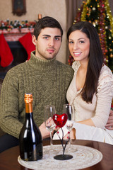 Happy couple in love