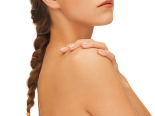 Fototapeta premium woman's hand and shoulder