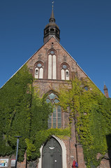 Naklejka premium Heiliggeist-Kirche, Stralsund, Mecklenburg-Vorpommern, Deutschla