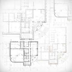 Architectural background. Part of architectural project