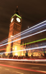 Fototapeta na wymiar Big Ben w nocy, Londyn