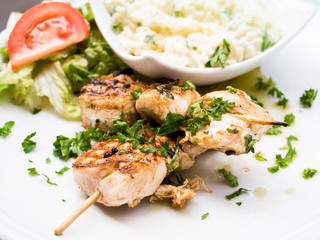 Chicken skewers