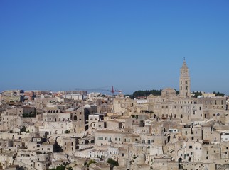 Fototapeta na wymiar Sassi zabytkowego centrum miasta Matera we Włoszech