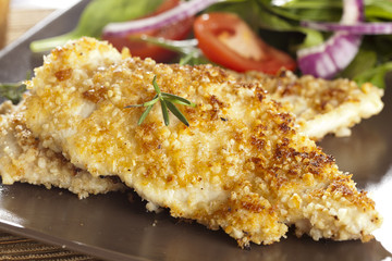 Organic Homemade Breaded Chicken