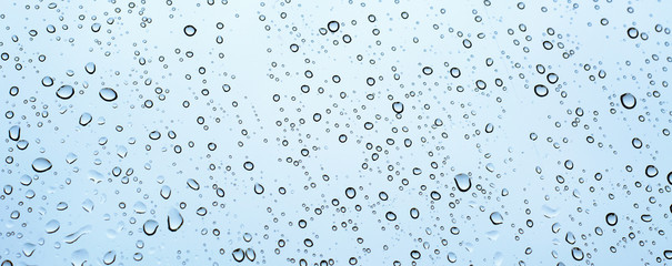Waterdrops on window