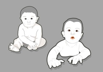 white baby