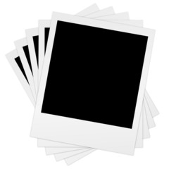 Polaroids übereinander