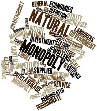 Word cloud for Natural monopoly